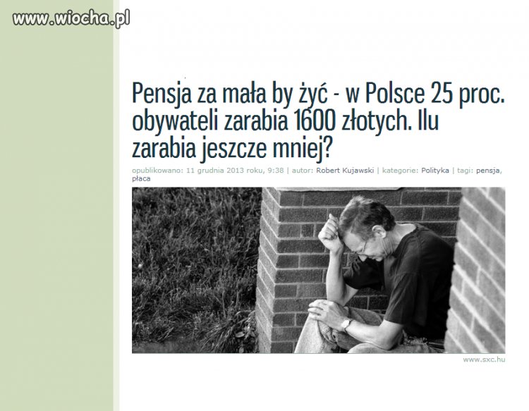 Realia w naszym kraju...