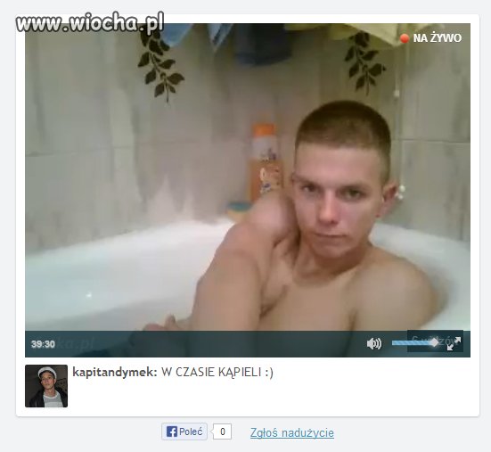 W czasie kąpieli