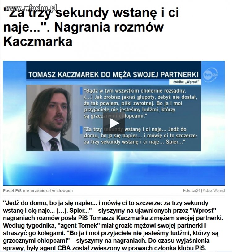 Brawo Panie pośle.
