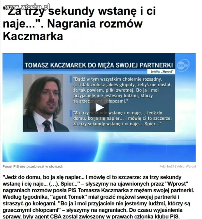 Brawo Panie pośle.