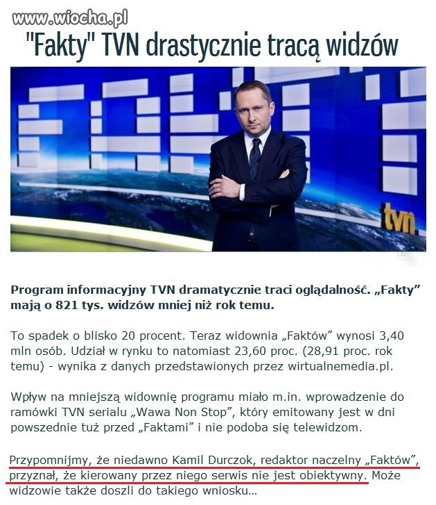 Pewna telewizja przeżyła szok.