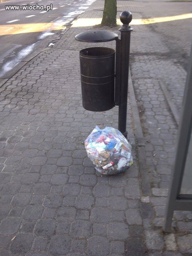 Chociaż wsadziłby do śmietnika...