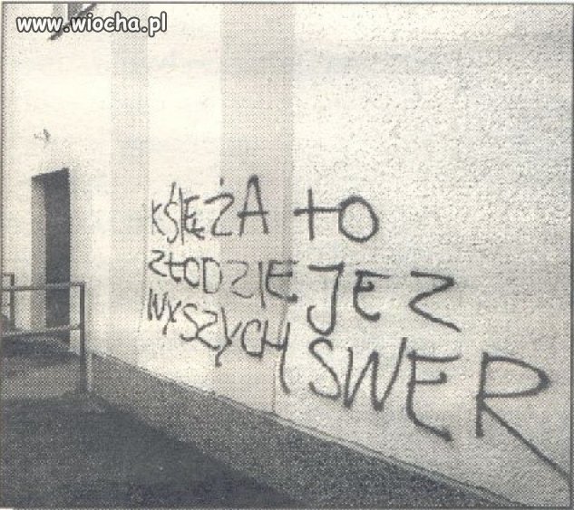 Malunek na kościele 