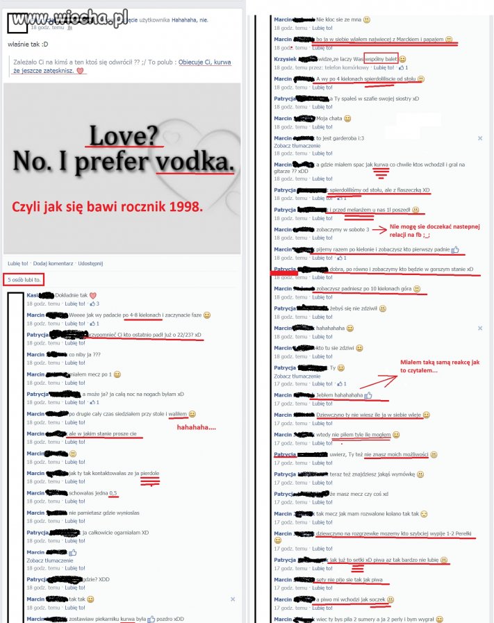 Rocznik 1998, akcja "melanż"