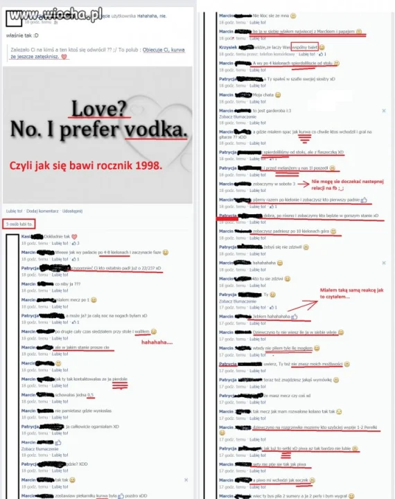 Rocznik 1998, akcja "melanż"
