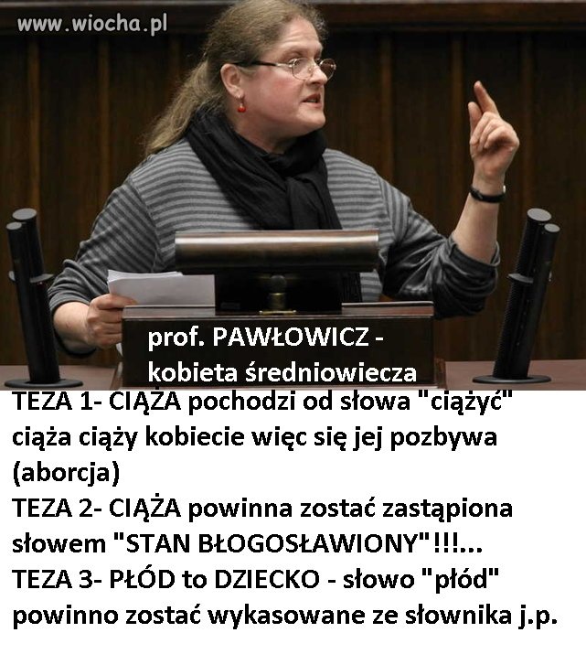 Wróbel chodziła chyba na wykłady Pawłowicz???