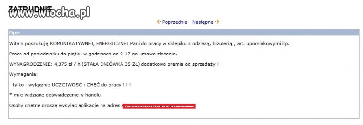 Żałosny pracodawca...