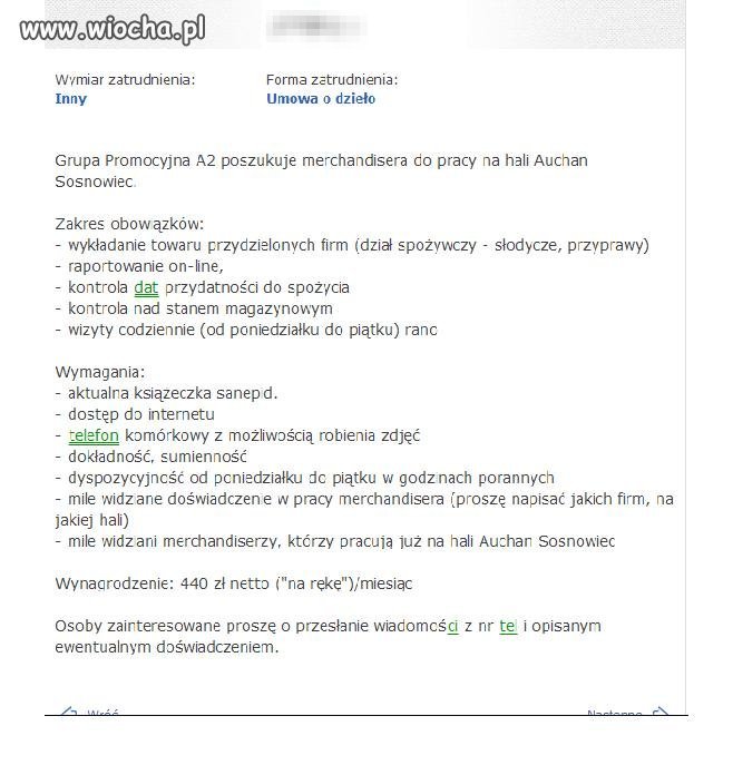 Ogłoszenie z Tablicy