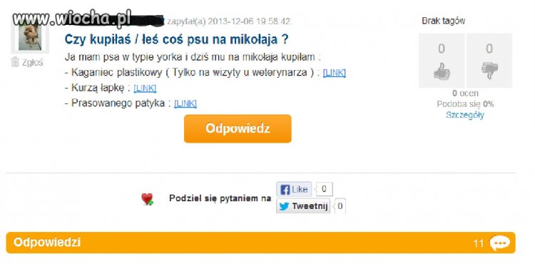 A co Ty kupiłeś psu z okazji Mikołajek?