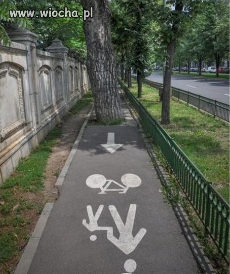 Ktoś tu grubo pogłówkował nad ścieżką