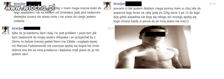 Gimbaza na fb umie się przechwalać ...