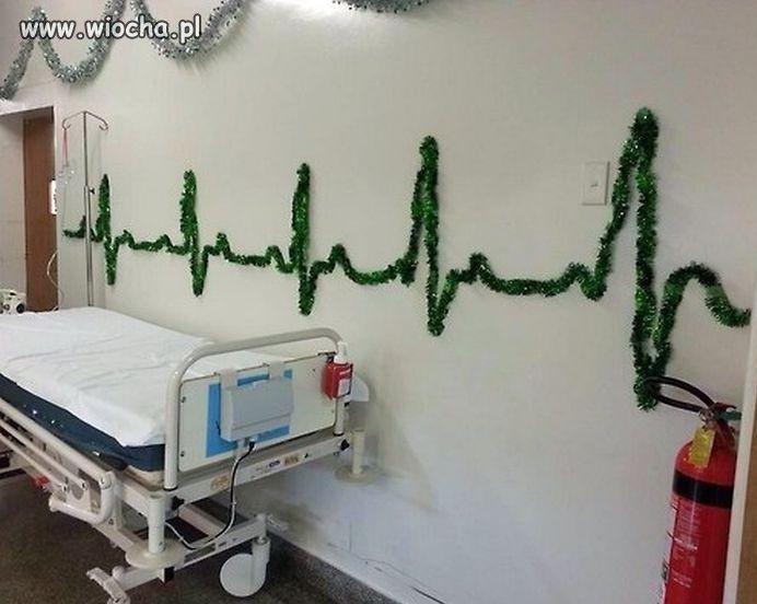 Świąteczne ozdoby - Szpital