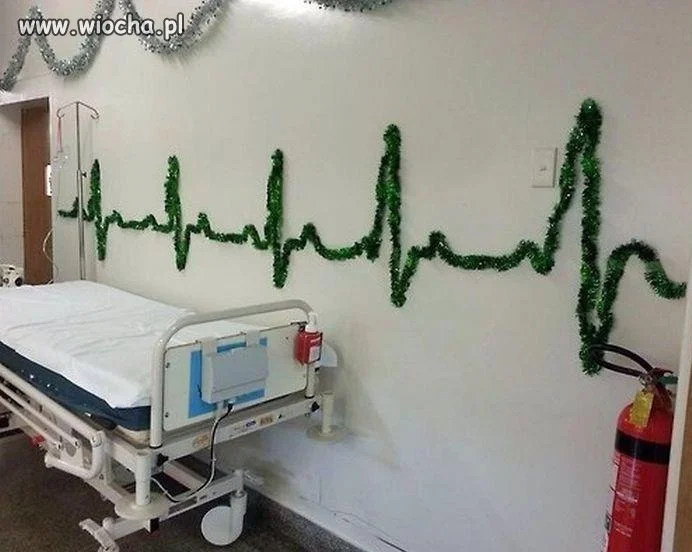 Świąteczne ozdoby - Szpital