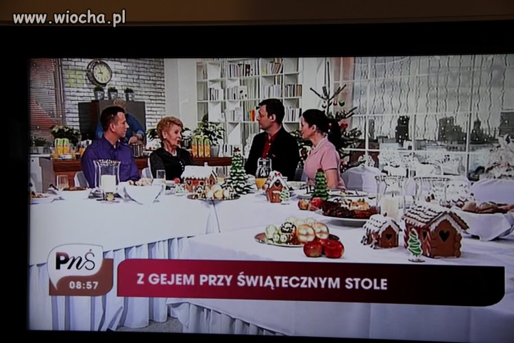 Z gejem przy świątecznym stole