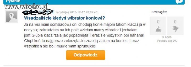 Jak można zadawać takie pytanie?!