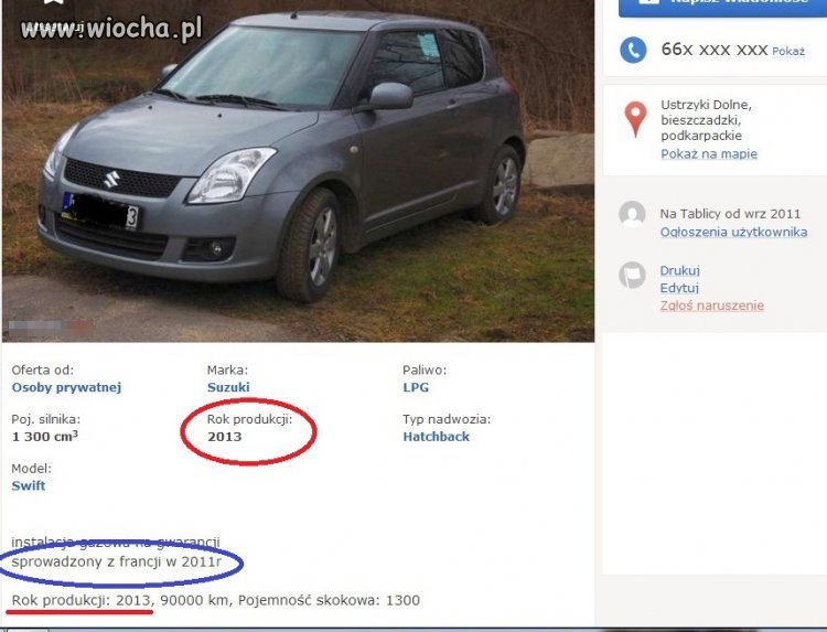 Wehikuł na sprzedaż