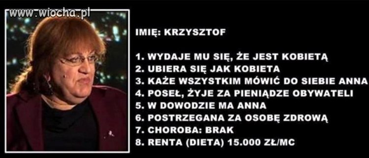 A jak w nadchodzącym roku stwierdzi że jest psem..
