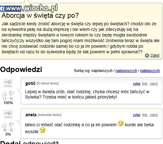 A wy jak sądzicie kiedy lepiej?
