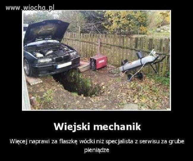 Wiejski mechanik...