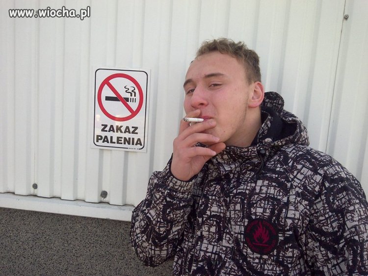 Zakaz palenia...