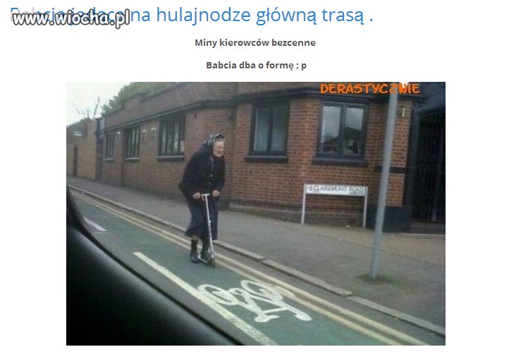 Jak widać nawet babcie dbają o formę