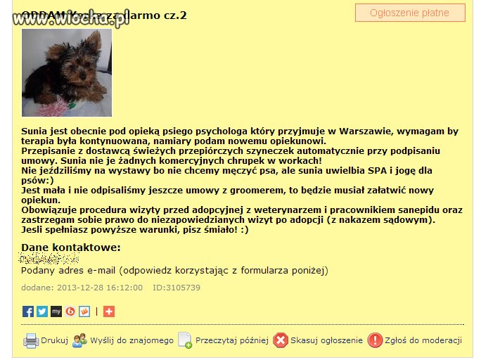 Ktoś spełnia wymagania...?
