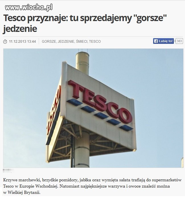 Jesteśmy klientami drugiej kategorii.