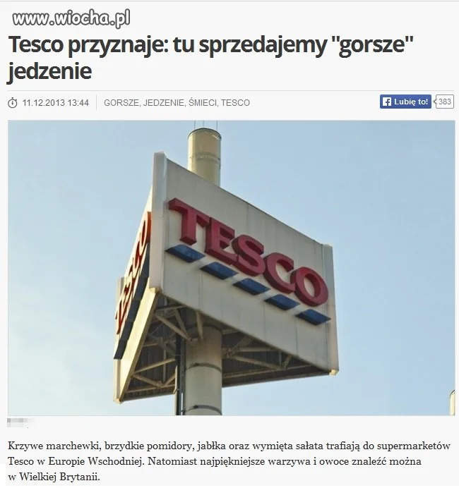 Jesteśmy klientami drugiej kategorii.
