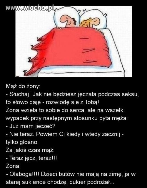 Jęczenie żony