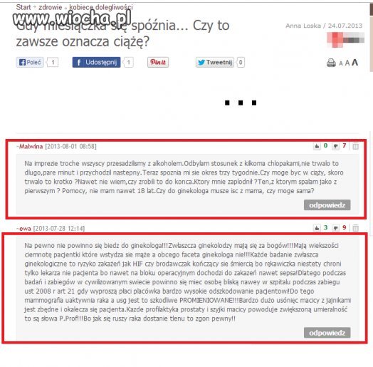 Jeden tytuł, dwa komentarze, sporo wiochy