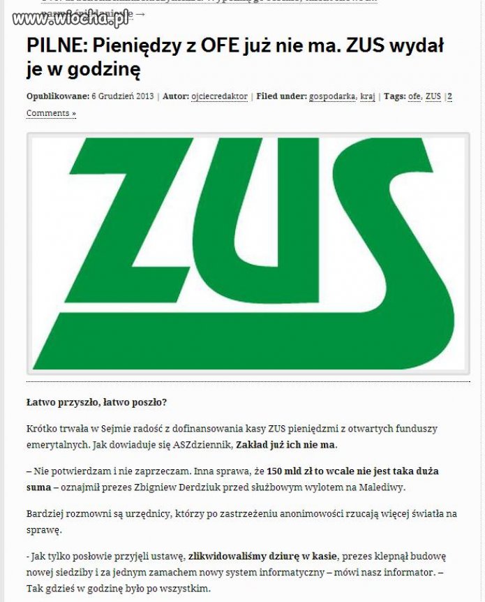 ZUS ...
