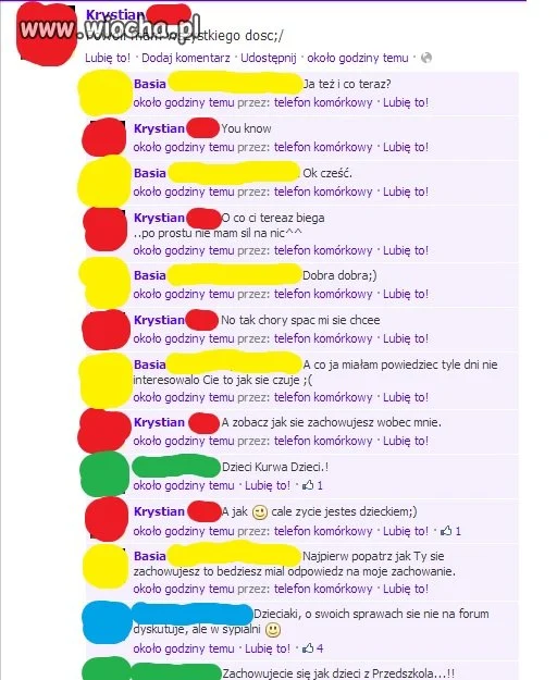 Nie ma to jak kłótnia na fb...