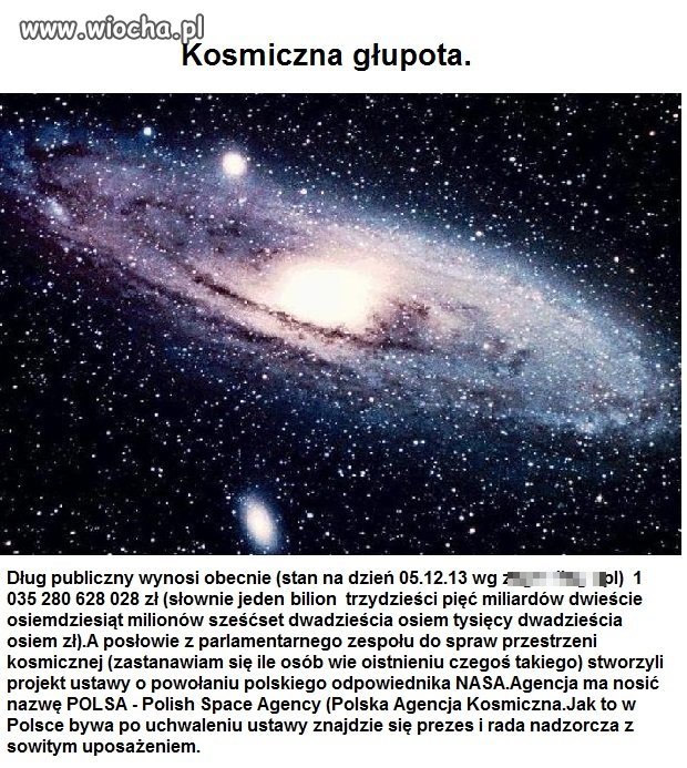 POLSA - Polish Space Agency.