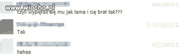 Nie ma to jak rozmowa o tym i owym...