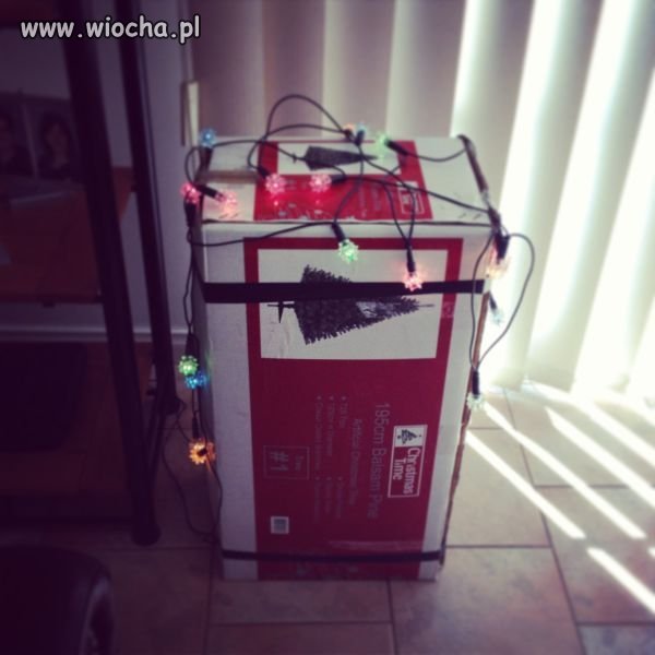 świąteczne drzewko -wersja dla leniwych
