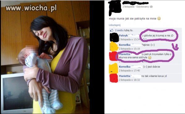 14 letnia mamusia i jej "niunia"