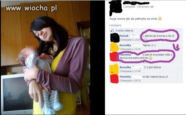 14 letnia mamusia i jej "niunia"