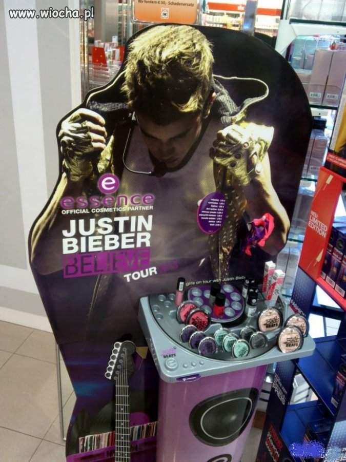 Seria kosmetykow Justin Bieber.