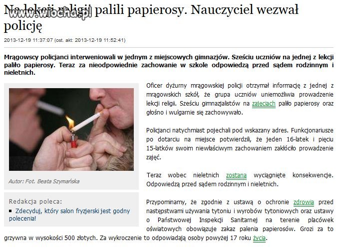 Dzisiejsza młodzież