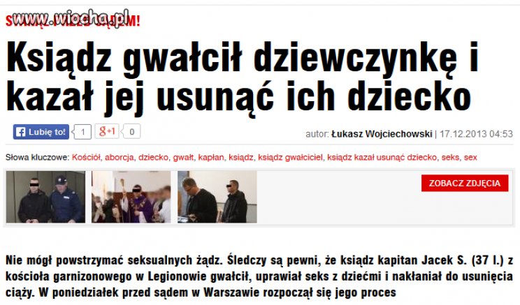 Każdy ksiądz powinien być wykastrowany
