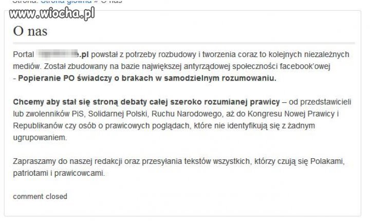 Chwalą się, że są niezależni...