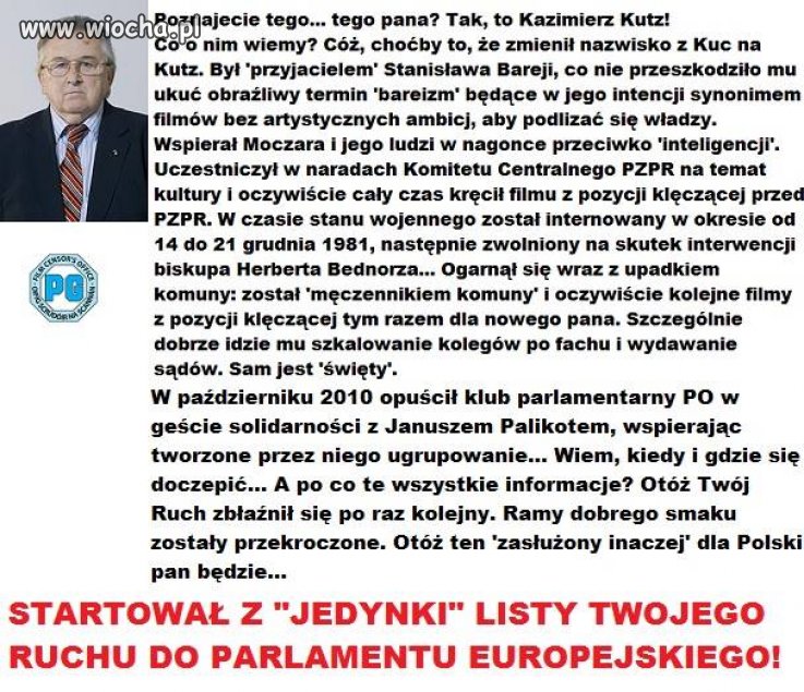 Twój Ruch zbłaźnił się po raz kolejny... 
