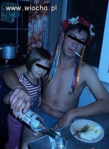 Ojciec alkoholik.