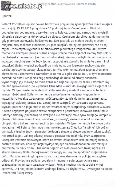 I weź tu bądź dobrym człowiekiem w takim chorym kraju... 