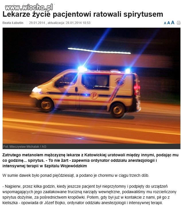 Lecz się tym, czym się trułeś- stara prawda ludowa