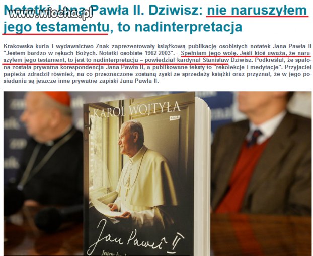 "Notatki osobiste spalić"