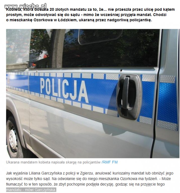 Dostała mandat
