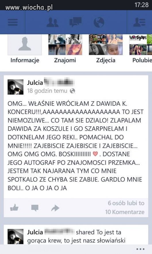 Mam cichą nadzieję, że