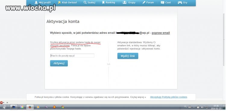 Szybka aktywacja konta na fotka.pl