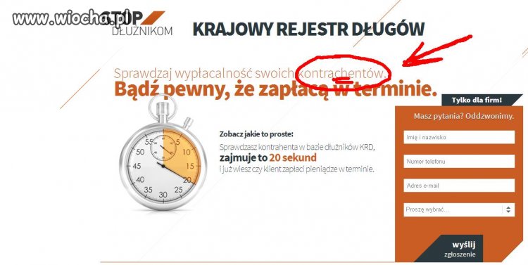 Sprawdź kontraCHenta - Krajowy Rejestr Dłużników